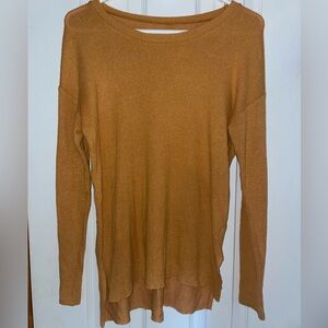 American Eagle Outfitters Women's Camel Crew Neck Sweater
